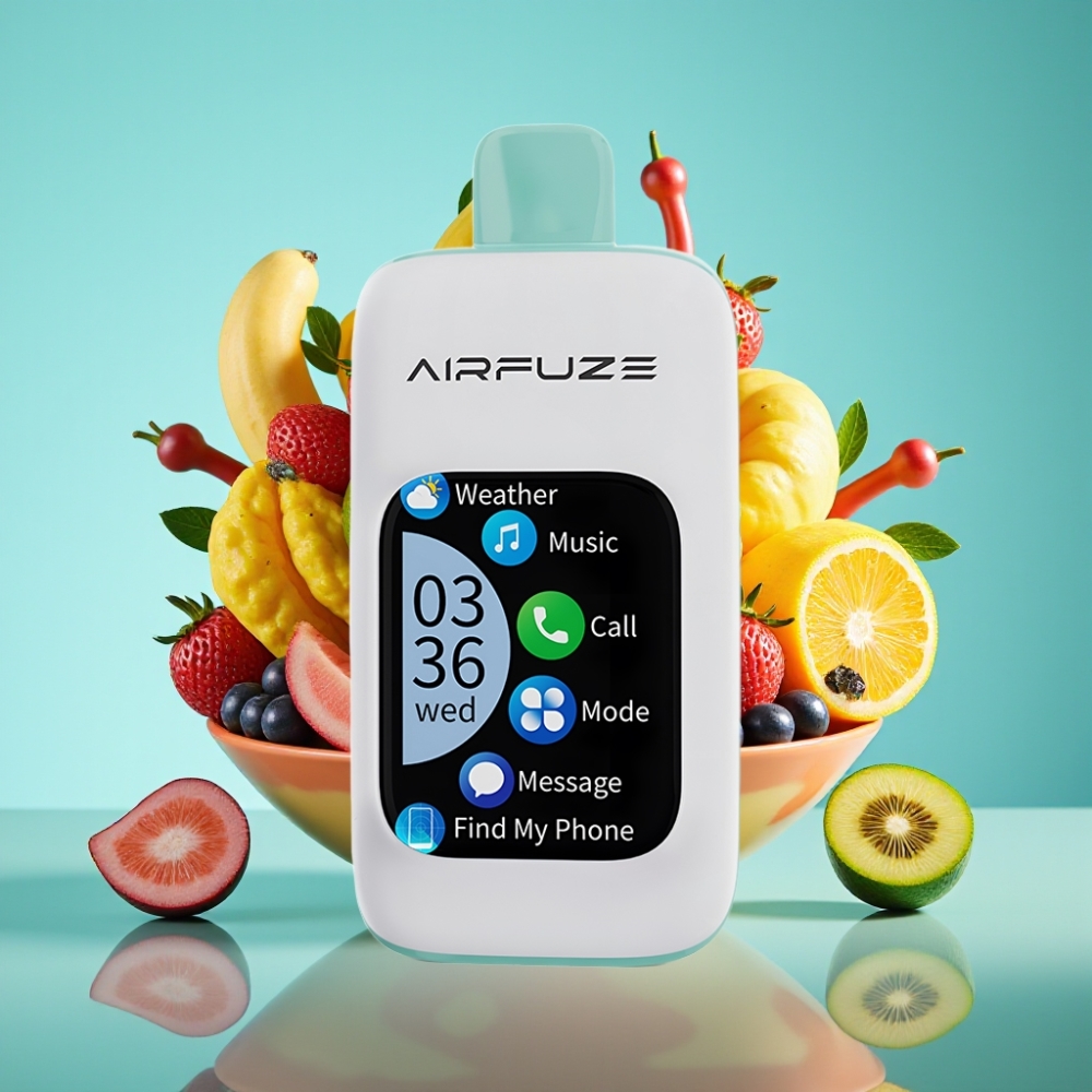 AirFuze Smart 30000 Puffs Disposable Pod - 5 Nicotine 900mAh Regenboog Fruit Burst