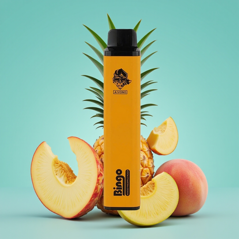 Aivono AIM BINGO 4000 Puffs 10mL 1000mAh Wango Ananas Perzik