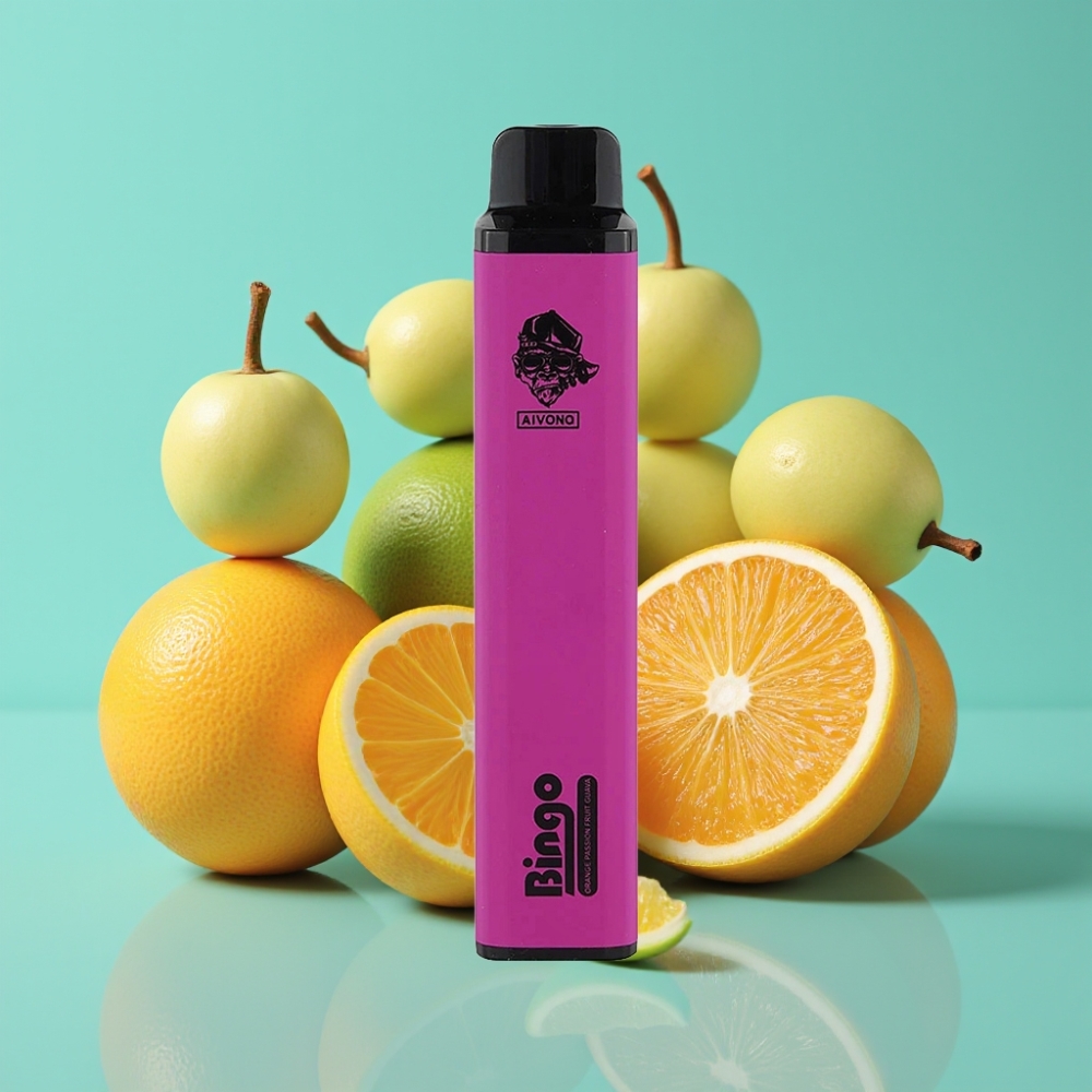 Aivono AIM BINGO 4000 Puffs Oranje Passievrucht Guave 10mL 1000mAh