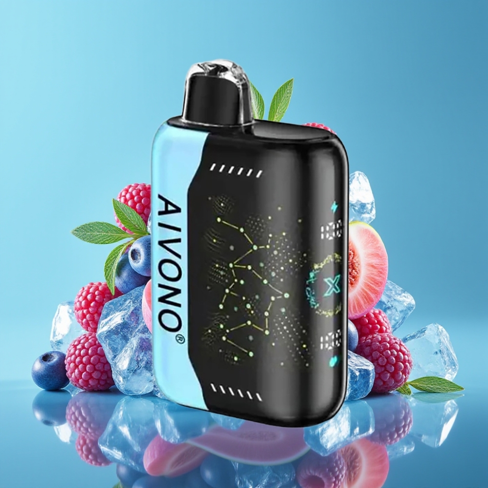 Aivono AIM BOOM 25000 Puffs 28ml 650mAh Blauwe Razz IJs