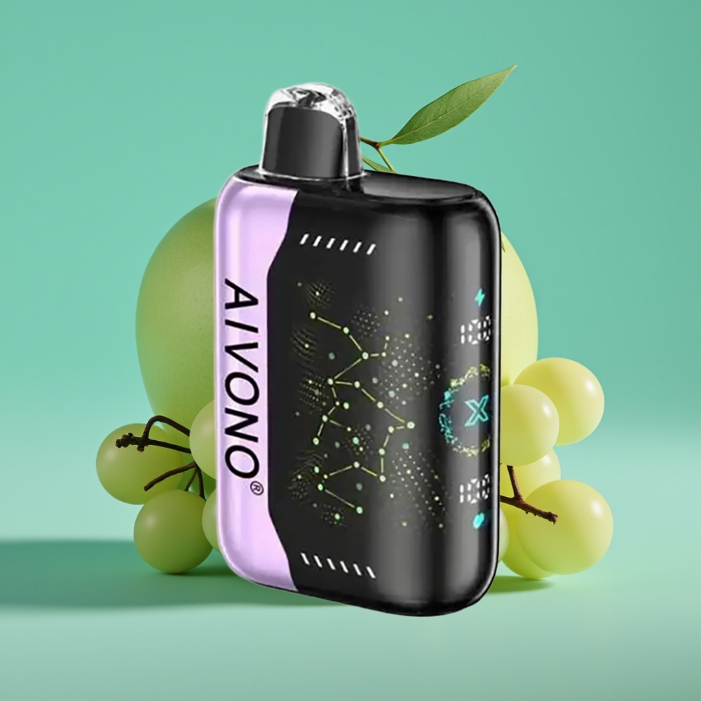 Aivono AIM BOOM 25000 Puffs 28ml Groene Appel Druif Type-C