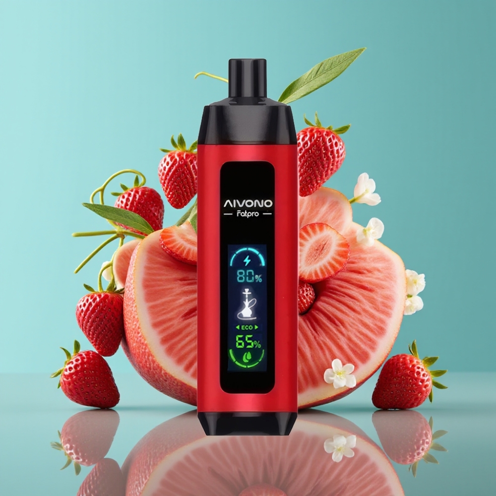 Aivono AIM FATPRO 22000 Puffs 28ml Aardbei Punch 5 Nicotine Eco/Boost