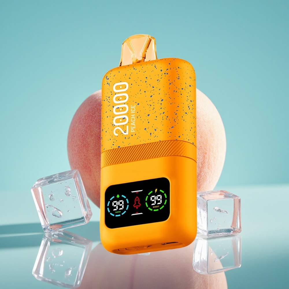 Aivono AIM MAGIC 20000 Puffs Perzik IJs 26ml Dual Mesh LCD