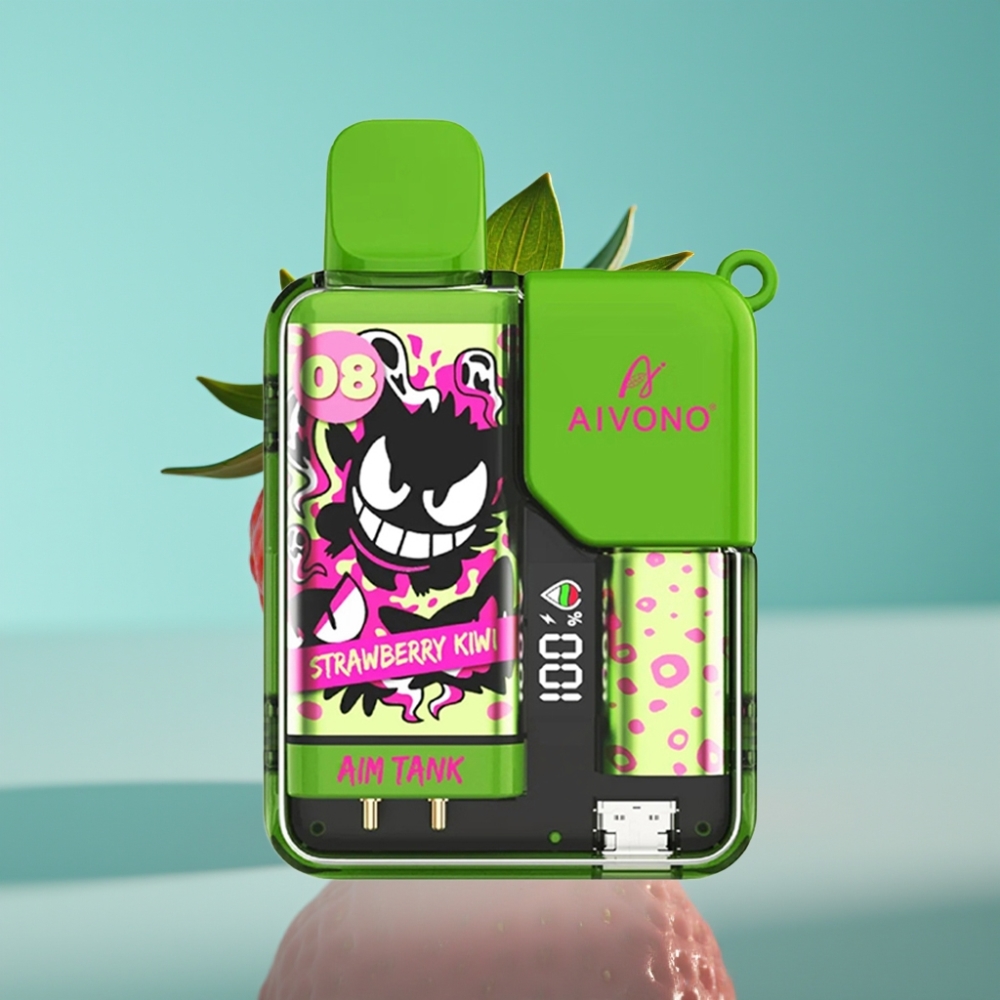 Aivono AIM-TANK 9500 Puffs 18ml Aardbei Kiwi 650mAh LCD