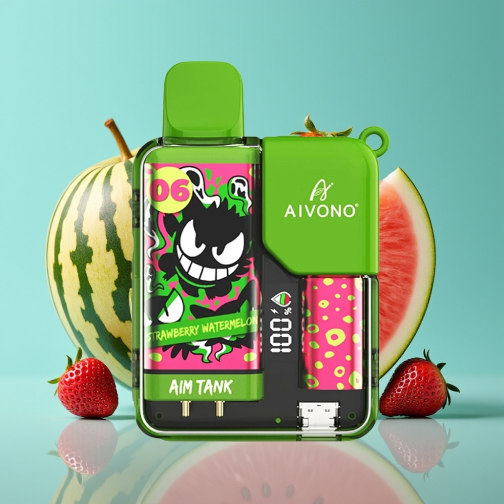 Aivono AIM-TANK 9500 Puffs 18ml Aardbei Watermeloen 650mAh