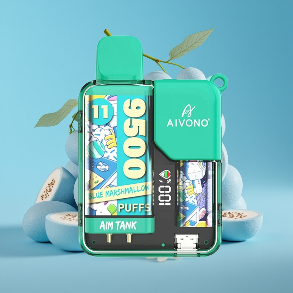 blauwe marshmallow