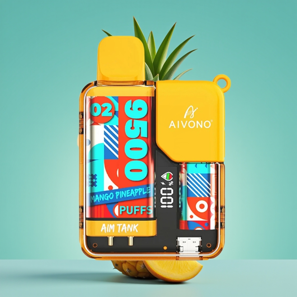 Aivono AIM-TANK 9500 Puffs 18ml Mango Ananas 650mAh LCD