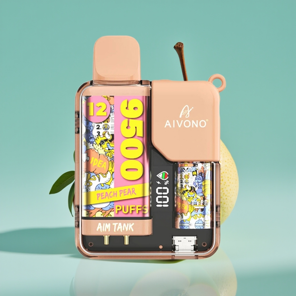 Aivono AIM-TANK 9500 Puffs 18ml Perzik Peer 650mAh LCD