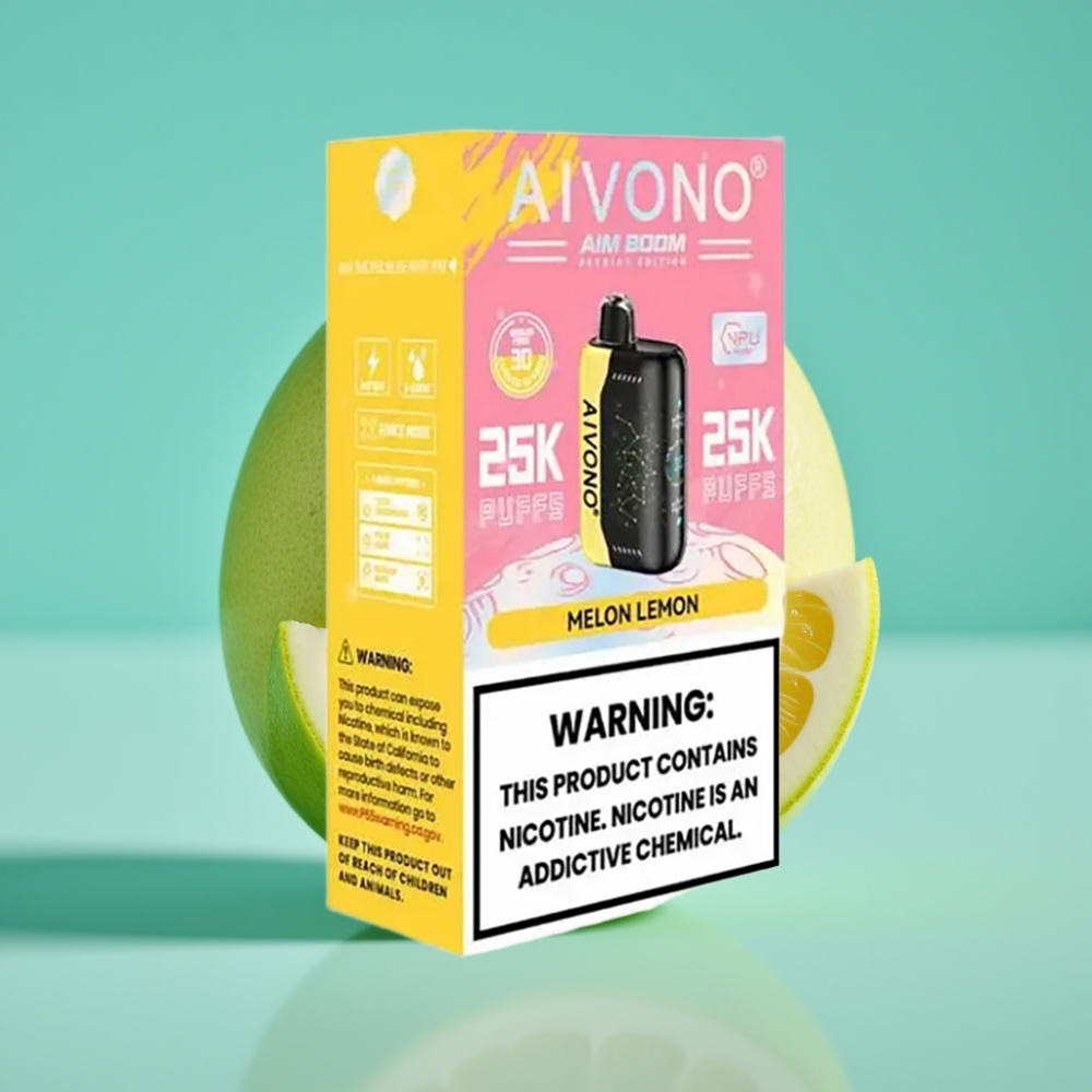 Aivono Aim Boom 25000 Puffs 28ml 0-5 Meloen Citroen