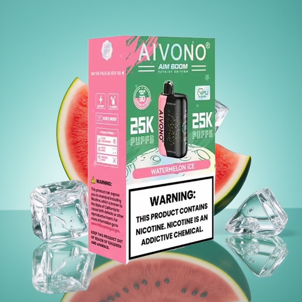 Aivono Aim Boom 25000 Puffs 28ml Watermeloen Ijs 0-5 Nicotine Type-C