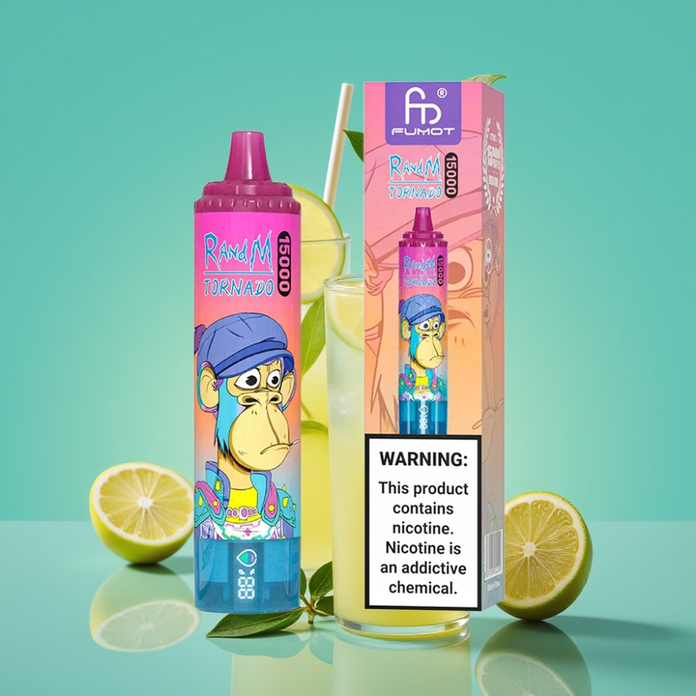 Fumot RandM Tornado 15000 Puffs 25ml 850mAh Limonade Mesh Coil