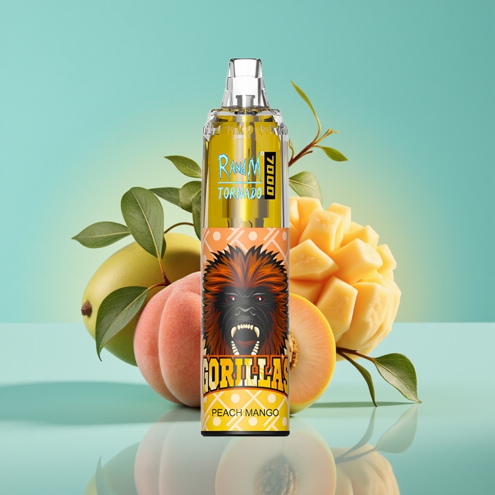 Fumot Tornado 7000 14ML Peach Mango Wegwerp Vape
