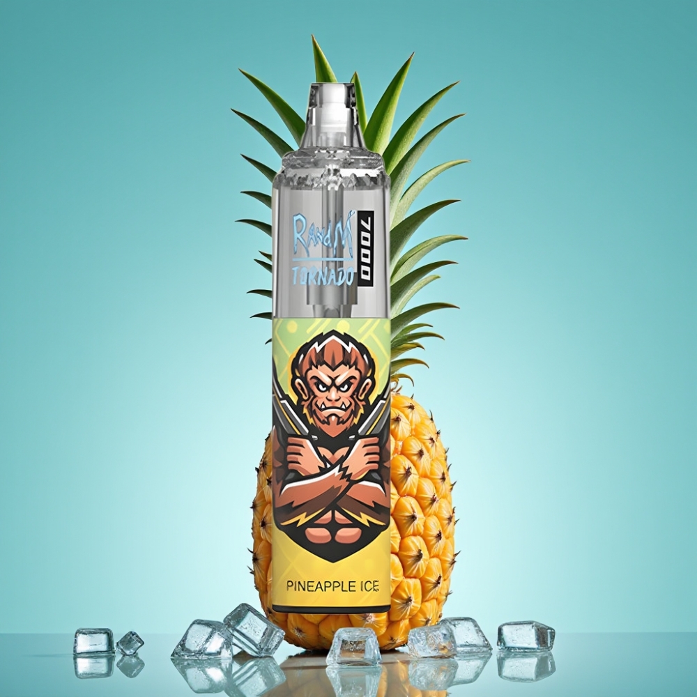 Fumot Tornado 7000 Puffs 14ML Mesh Coil Pineappels IJs