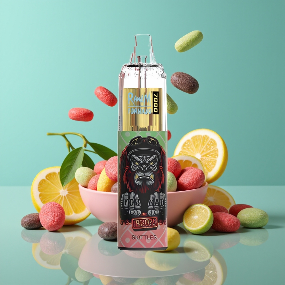 Fumot Tornado 7000 Puffs 14ML Mesh Skittles Wegwerp Vape