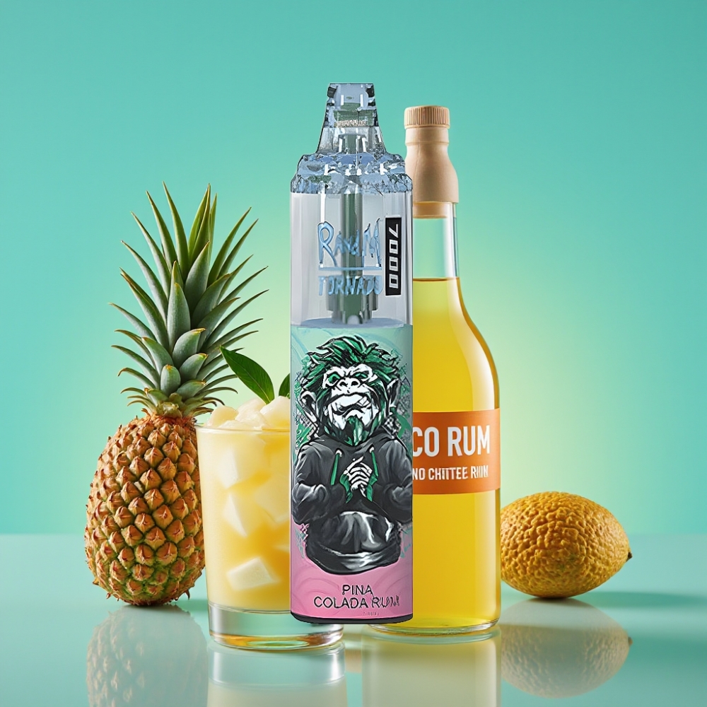 Fumot Tornado 7000 Puffs 14ML Pina Colada Rum Mesh Coil