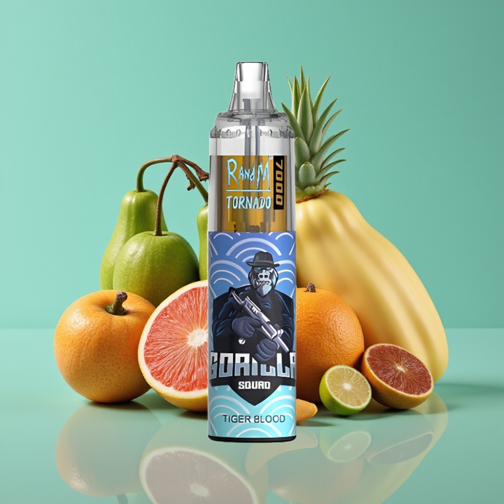 Fumot Tornado 7000 Puffs 14ML Tijgerbloed Mesh Type-C RGB