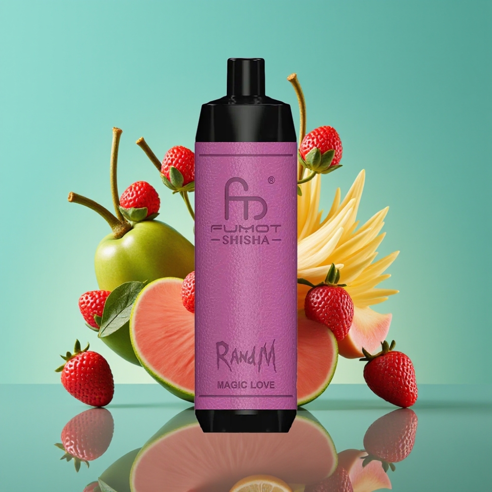 RandM Fumot Shisha 10000 Puffs 18ml Magische Liefde Wegwerp Vape