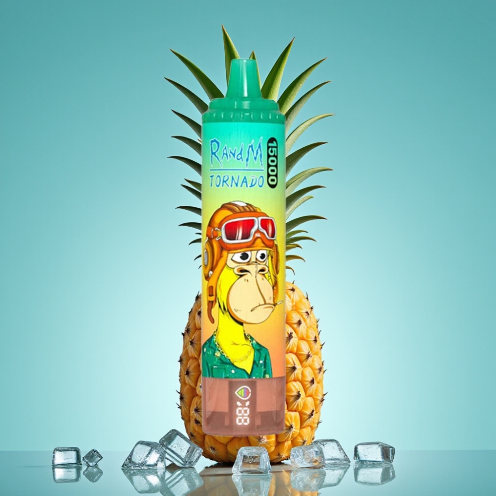 RandM Fumot Tornado 15000 Puffs 25ml 850mAh Ananas Ijs