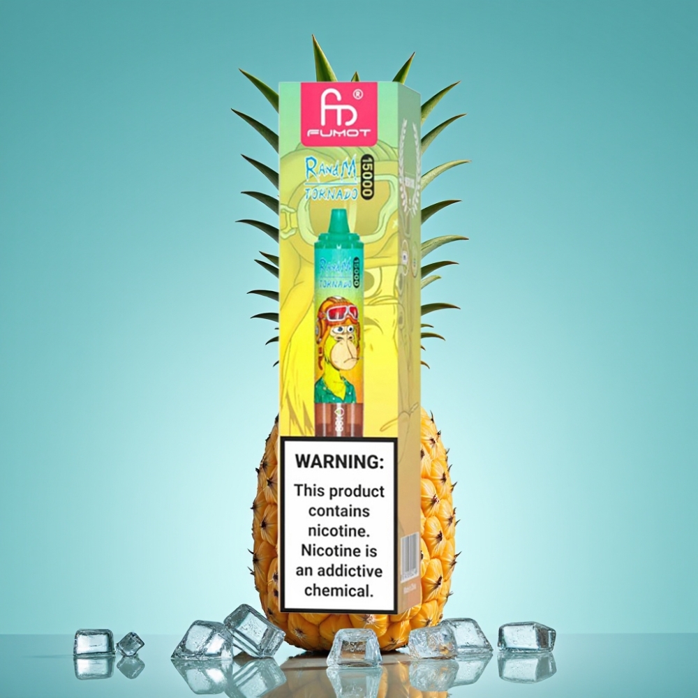 RandM Fumot Tornado 15000 Puffs 25ml 850mAh Ananas Ijs