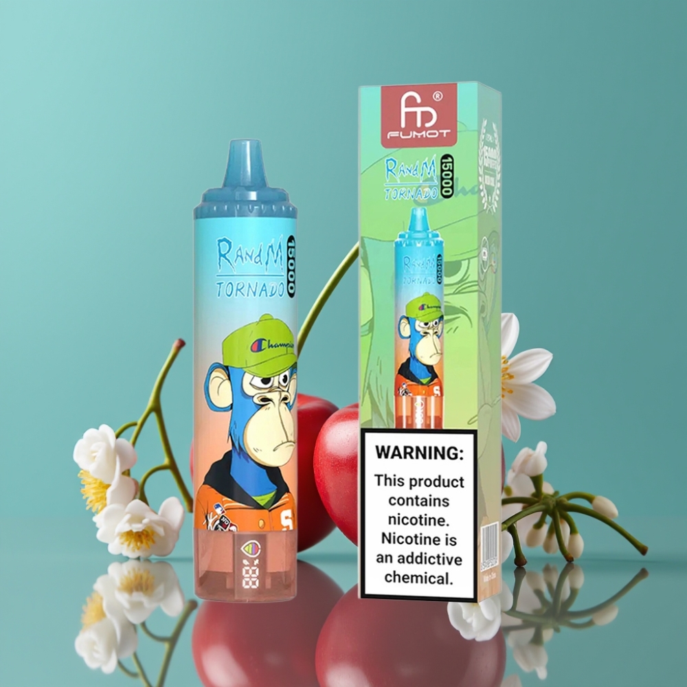 RandM Fumot Tornado 15000 Puffs 25ml 850mAh Kersen Cola