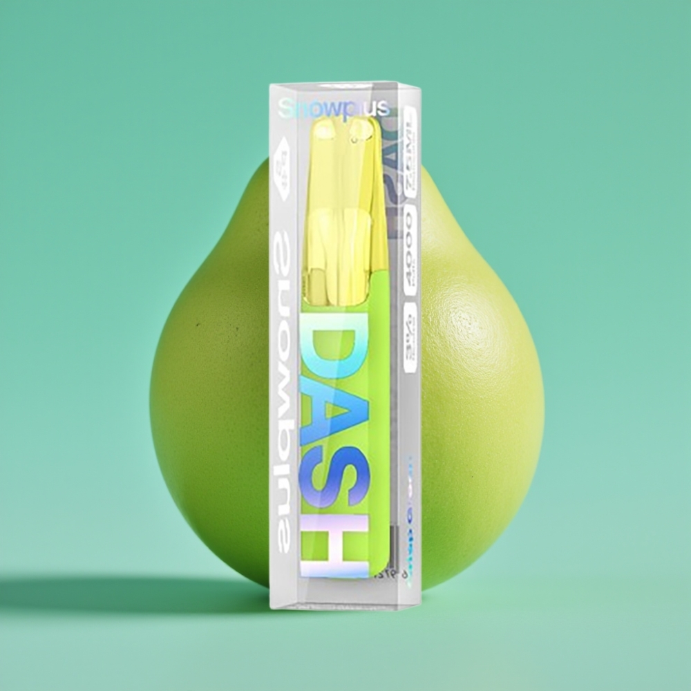 Snowplus Dash 4000 Puffs 75 ml 530 mAh Fris Groen