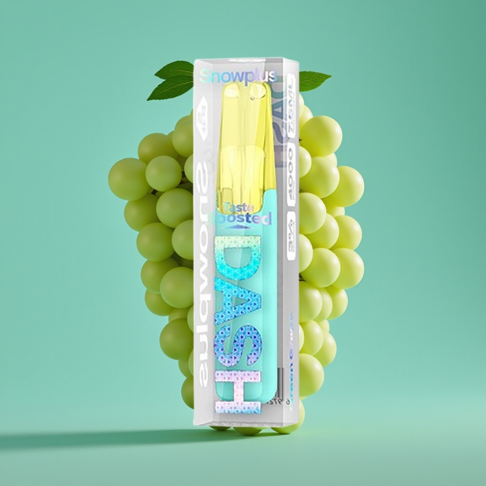 Snowplus Dash 4000 Puffs 75 ml Groene Druif Keramisch 530 mAh