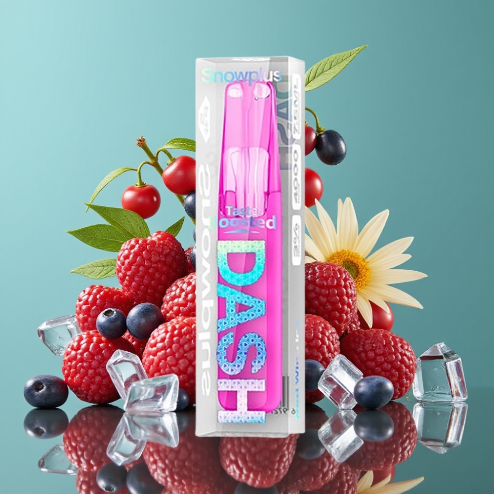 Snowplus Dash 4000 Puffs 75 ml Rode Wijn IJs Disposable