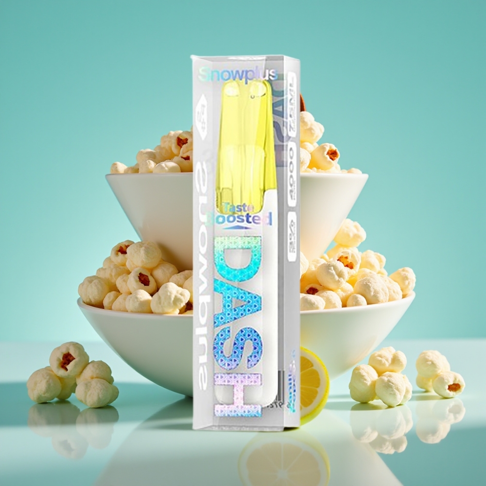 Snowplus Dash 4000 Puffs 75 ml Vanille Popcorn Keramisch