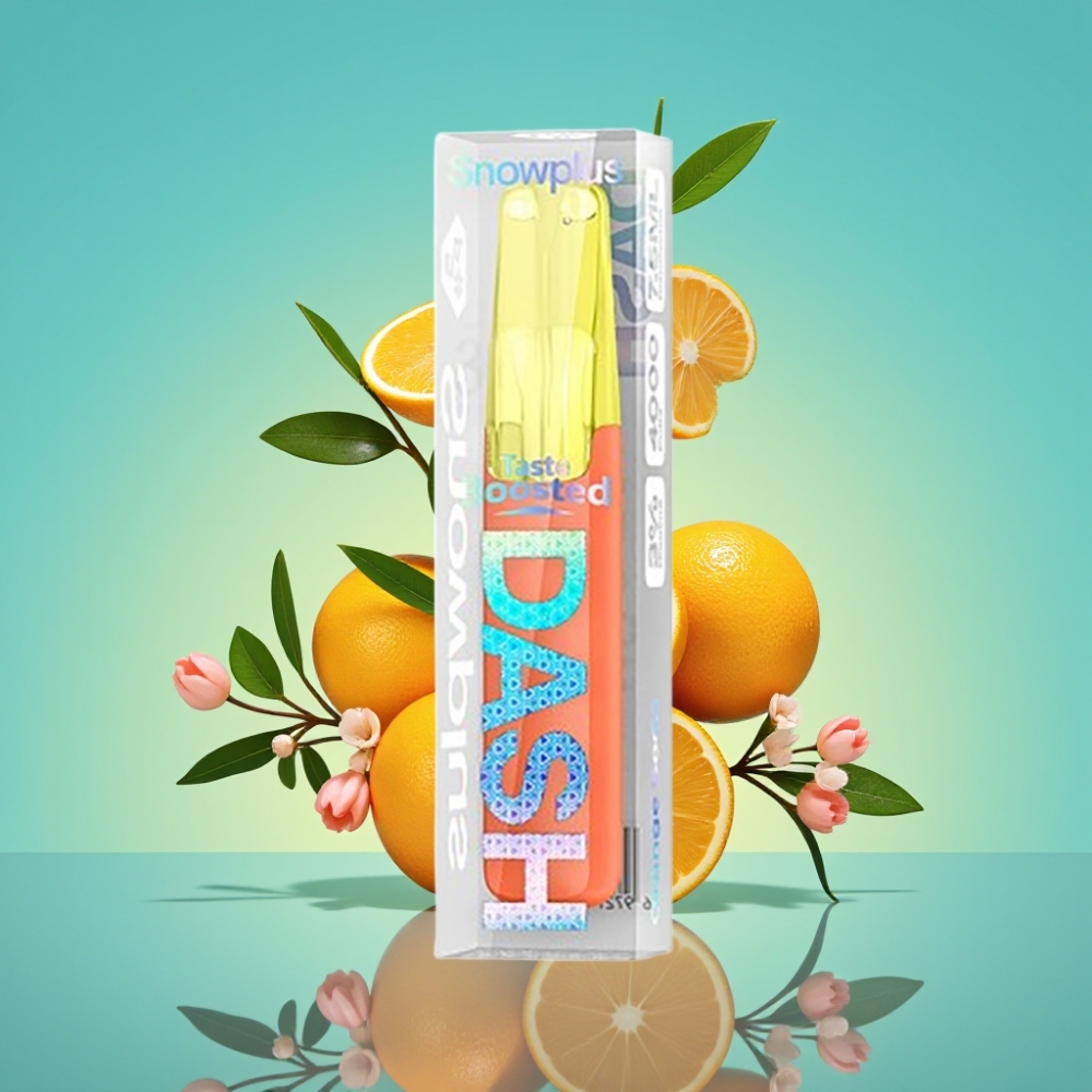 Snowplus Dash 4000 Puffs Disposable 75 ml Oranje Soda Keramisch