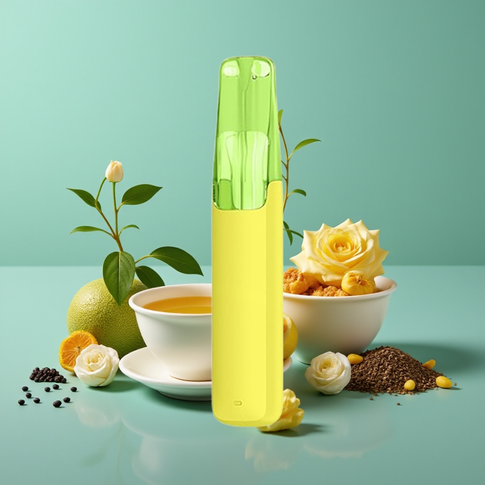 Snowplus Dash 4000 Puffs Keramisch 75 ml Jasmine LongJing Thee