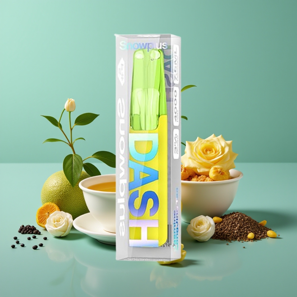 Snowplus Dash 4000 Puffs Keramisch 75 ml Jasmine LongJing Thee
