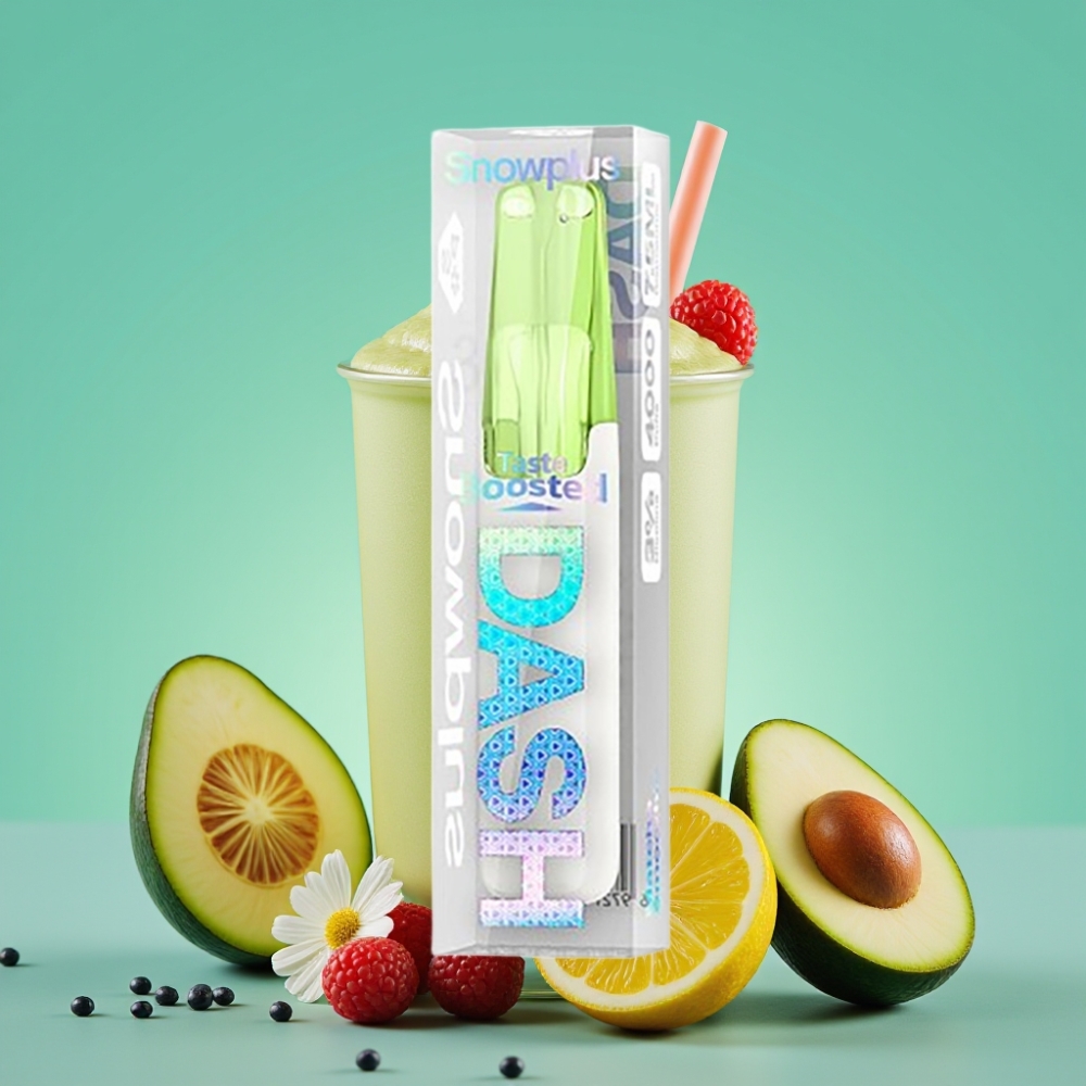 Snowplus Dash 4000 Puffs Keramisch 75 ml Matcha Smoothie