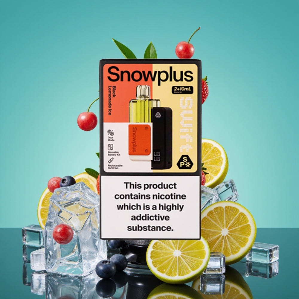 Snowplus Swift 5000 Puffs Dual Mesh Zwarte Limonade IJs Pod Kit
