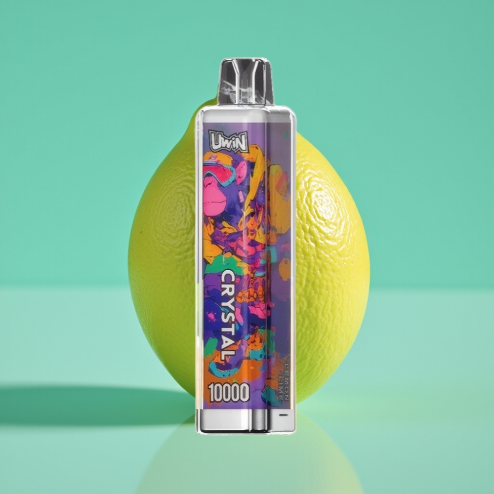 UWIN Crystal 10000 Puffs 18ml 5 Citroen Limoen RGB