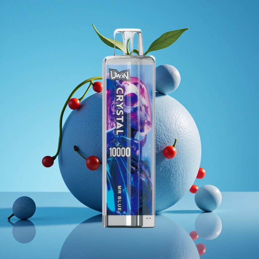 UWIN Crystal 10000 Puffs 18ml 650mAh Type-C Mr Blauw