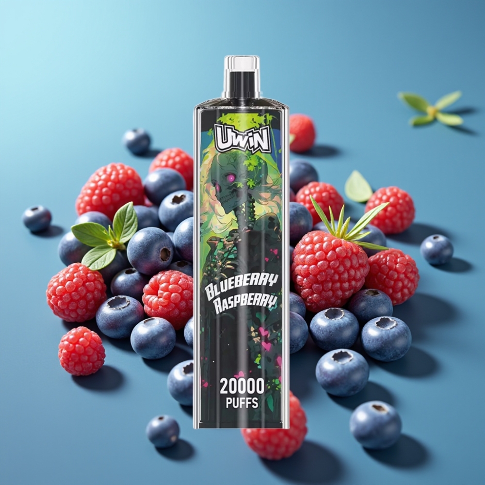 Uwin Shisha Hookah Crystal 20000 Puffs 22ml Type-C Blauwe Framboos