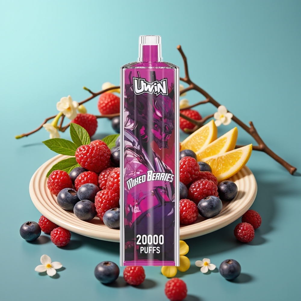 Uwin Shisha Hookah Crystal 20000 Puffs 22ml Type-C Mixed Bessen