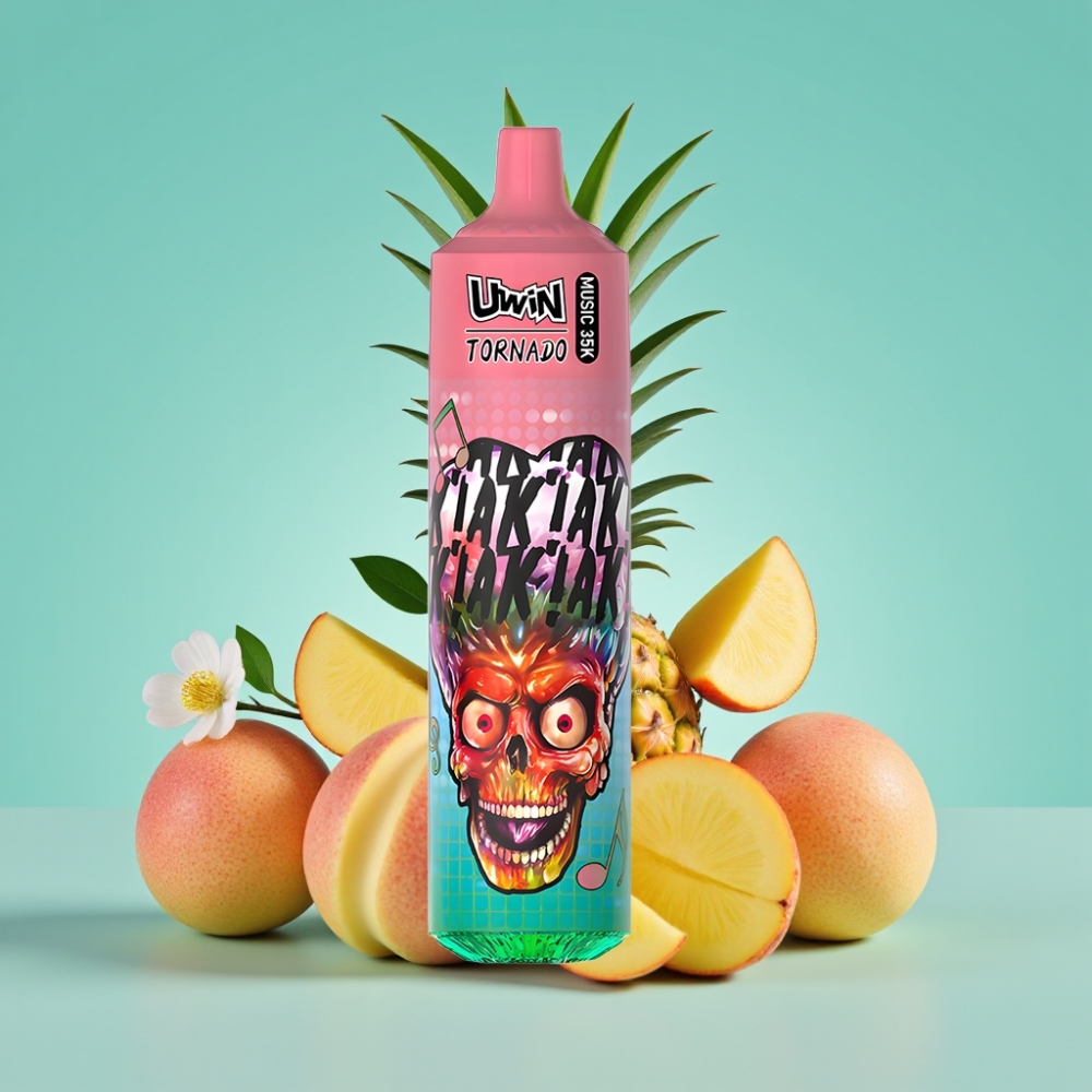 Uwin Tornado 35K Perzik Mango Ananas Wegwerp Vape 600mAh Type-C