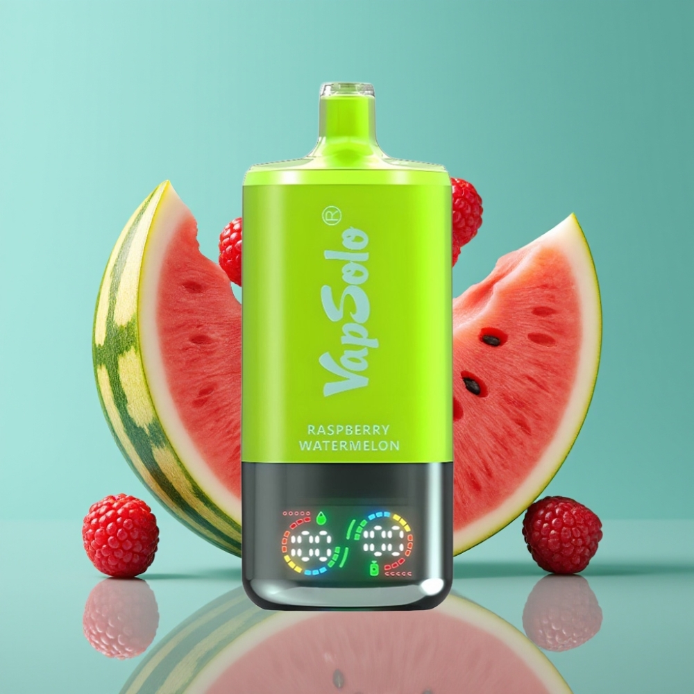 VapSolo Triple 30000 Puffs 40ml Framboos Watermeloen Type-C