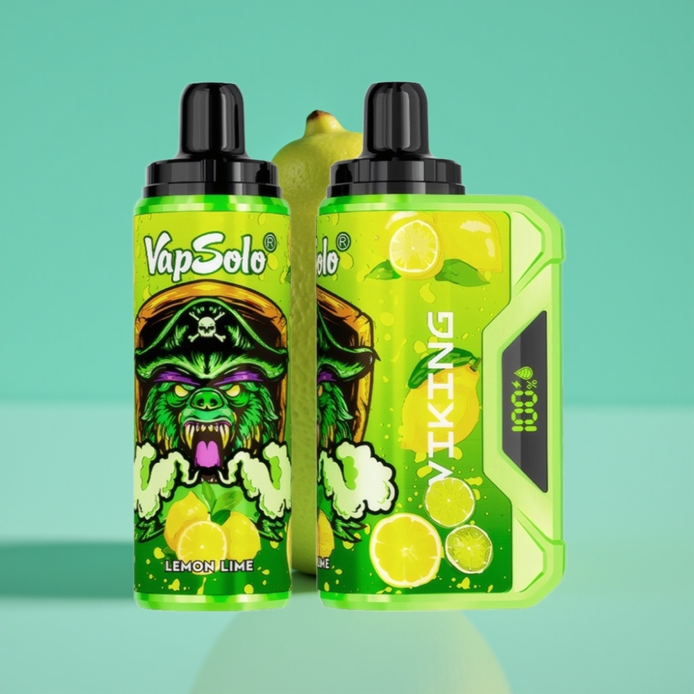 VapSolo VIKING 12000 Puffs 22ml Citroen Limoen Wegwerp Vape Type-C