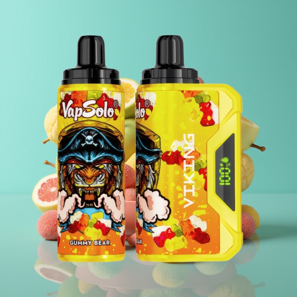 VapSolo VIKING 12000 Puffs 22ml Type-C Gummybeer