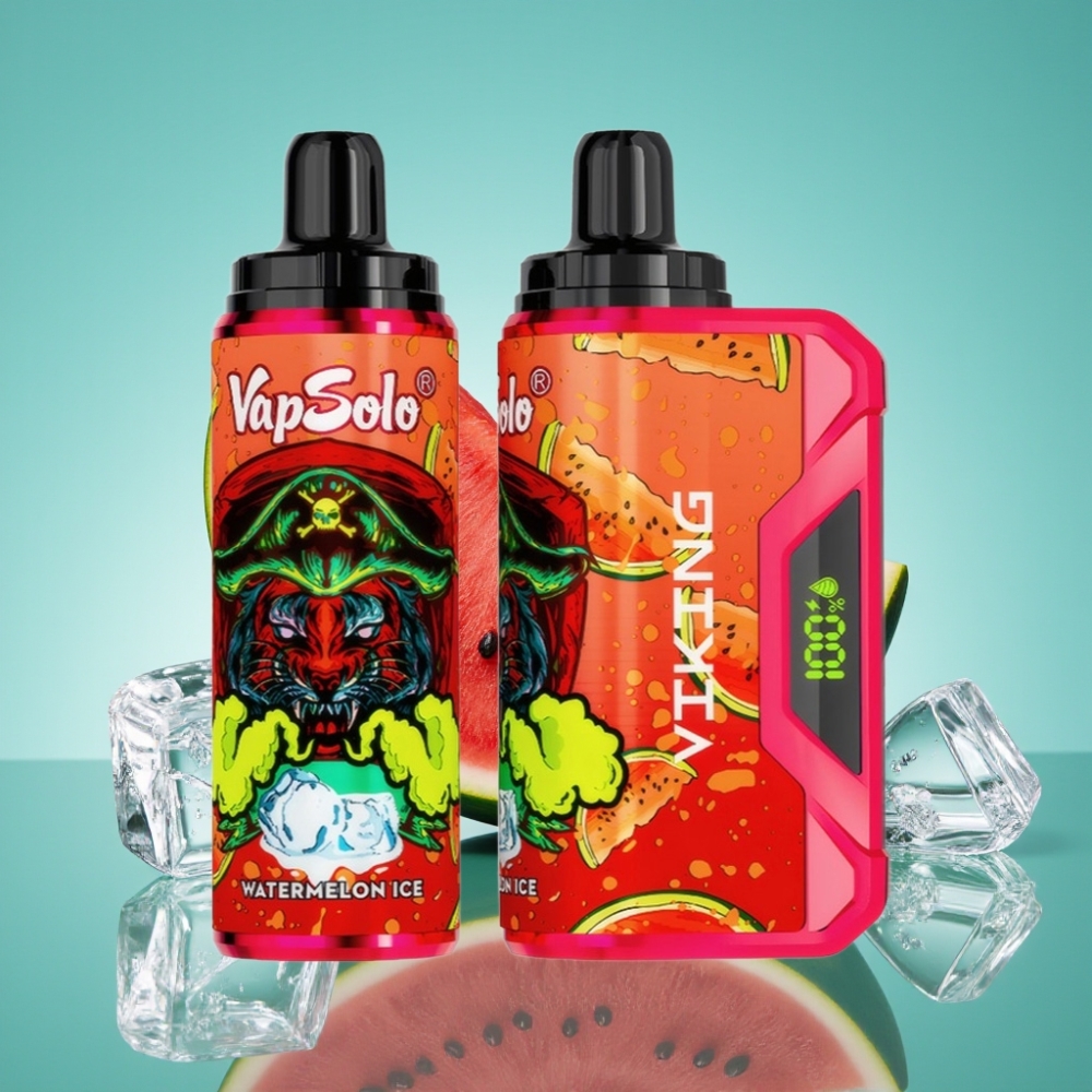 VapSolo VIKING 12000 Puffs 22ml Watermeloen Ijs Type-C