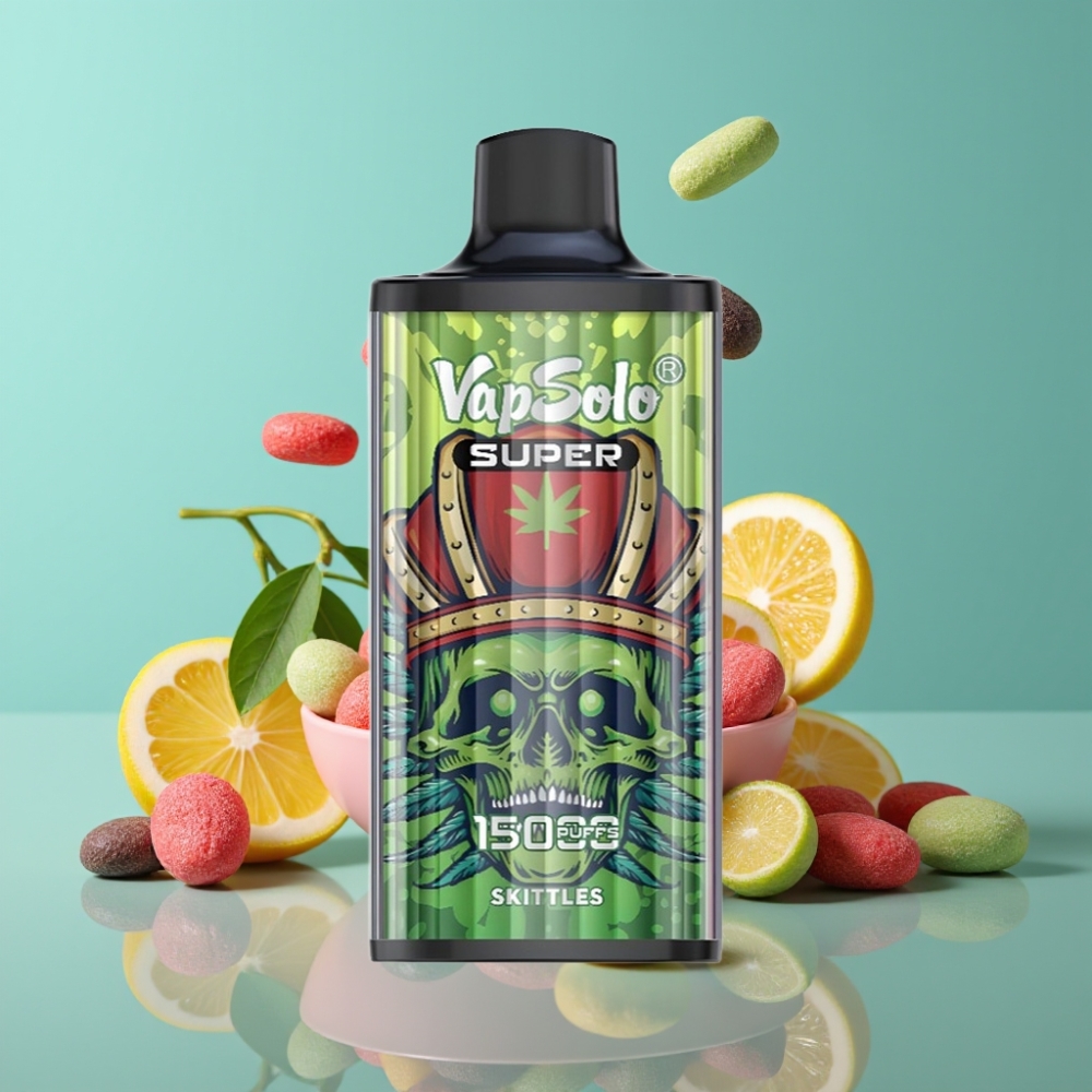 Vapsolo Super 15000 Puffs 40ml Skittles Type-C 850mAh