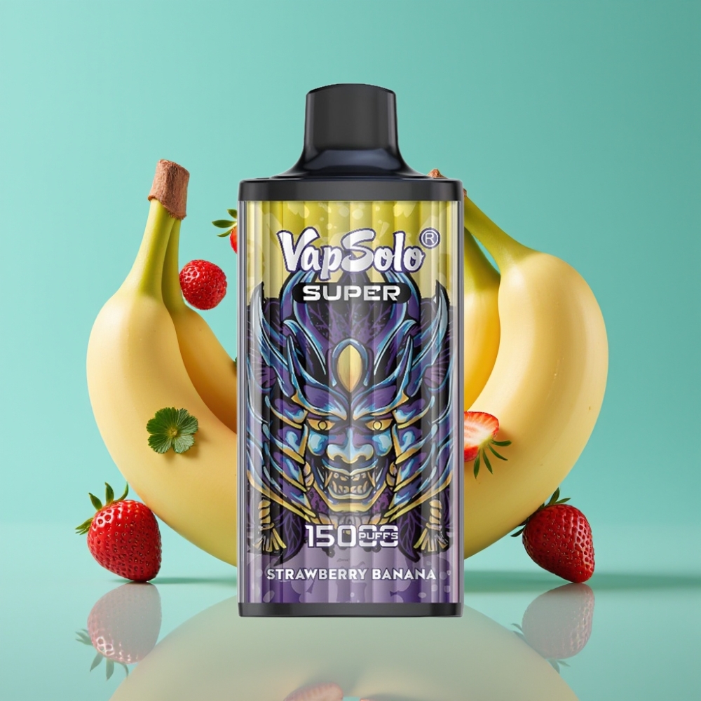 Vapsolo Super 15000 Puffs Disposable Aardbei Banaan 40ml 850mAh Type-C