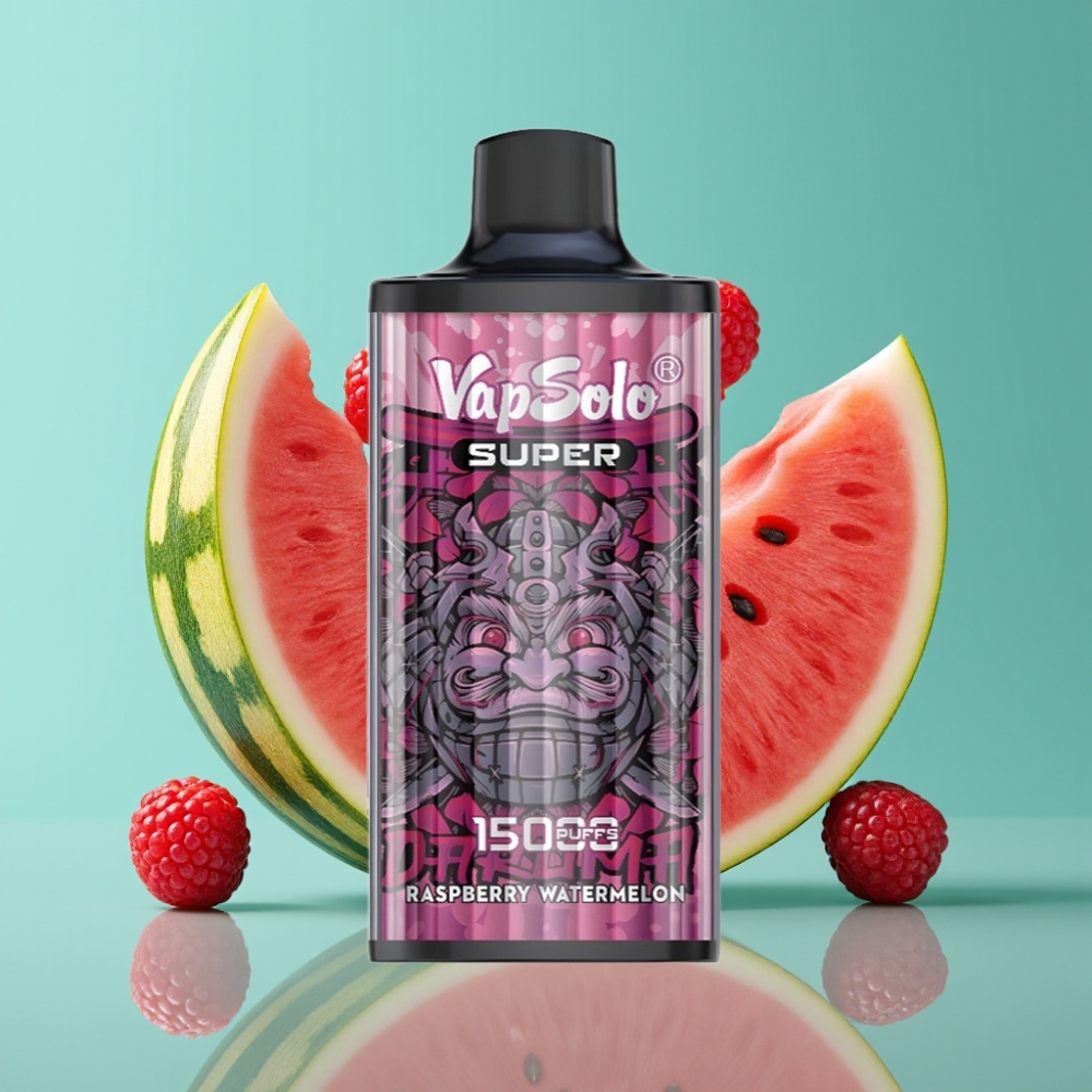 Vapsolo Super 15000 Puffs Disposable Framboos Watermeloen 40ml 850mAh