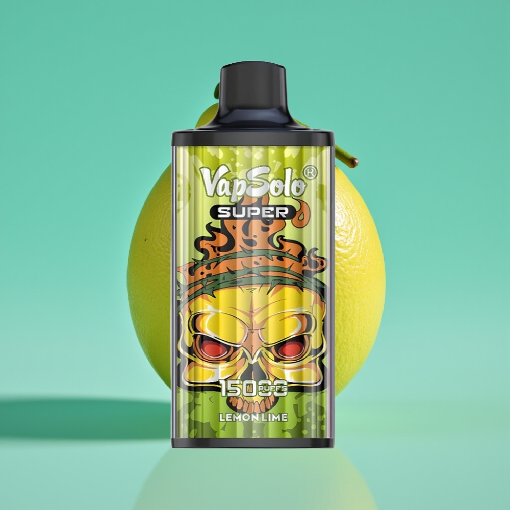 Vapsolo Super 15000 Puffs Wegwerp Vape Lima Citroen 40ml 850mAh