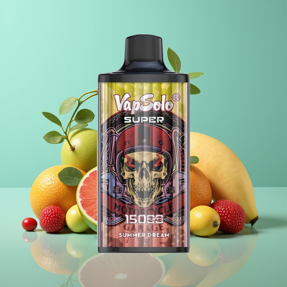 Vapsolo Super 15000 Puffs Zomerdroom 40ml 850mAh Type-C
