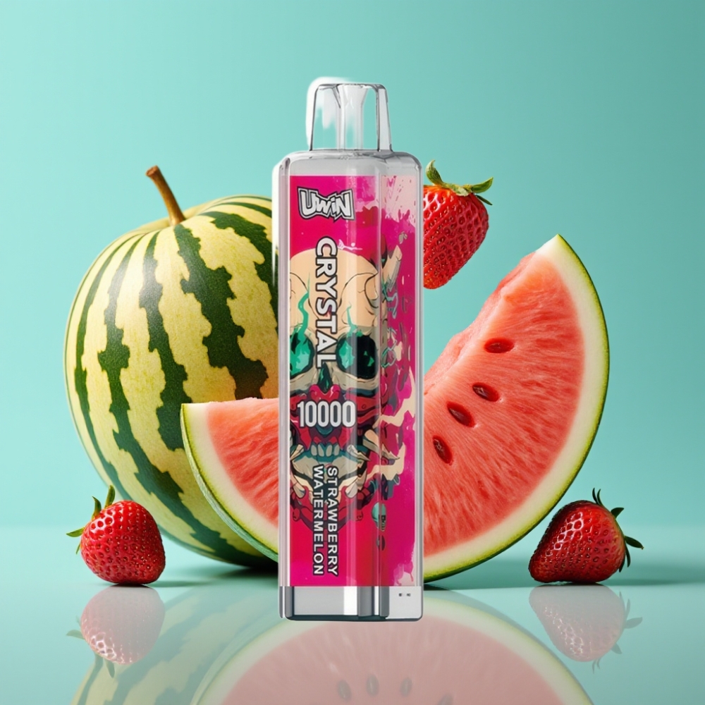 UWIN Crystal 10000 Puffs Disposable Aardbei Watermeloen 18ml 5 Type-C RGB