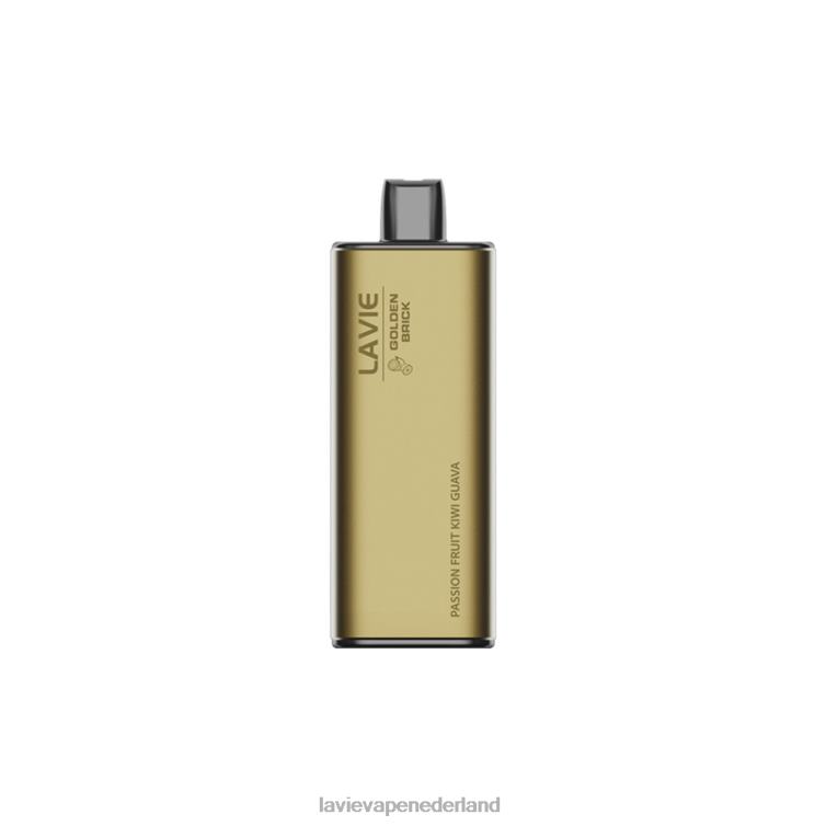 passievrucht-kiwi-guave LAVIE GOLDEN BRICK 10000 trekjes Z8D0063 | Lavie Vape Kopen