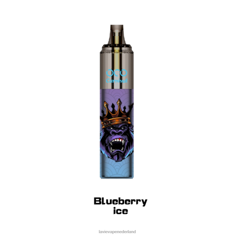 bosbessen ijs LAVIE OCO Carnaval 10.000 trekjes Z8D00349 | Lavie Vape Nederland